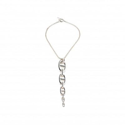HERMÈS CHAINE D'ANCRE ENCHAINEE PENDANT NECKLACE 